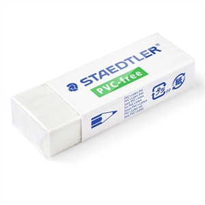 Gumă de șters Staedtler fără PVC 65x23x13mm